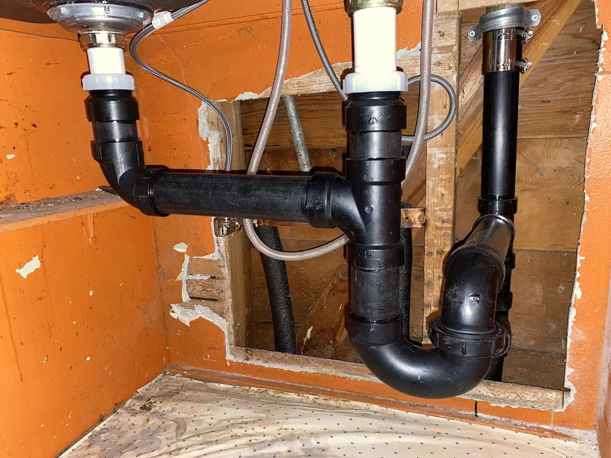 Professional Repiping Services equipment and tools on the job in Brecksville